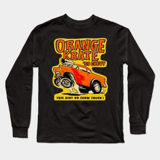 Orange Crate '55 Chevy Gasser Long Sleeve T-Shirt